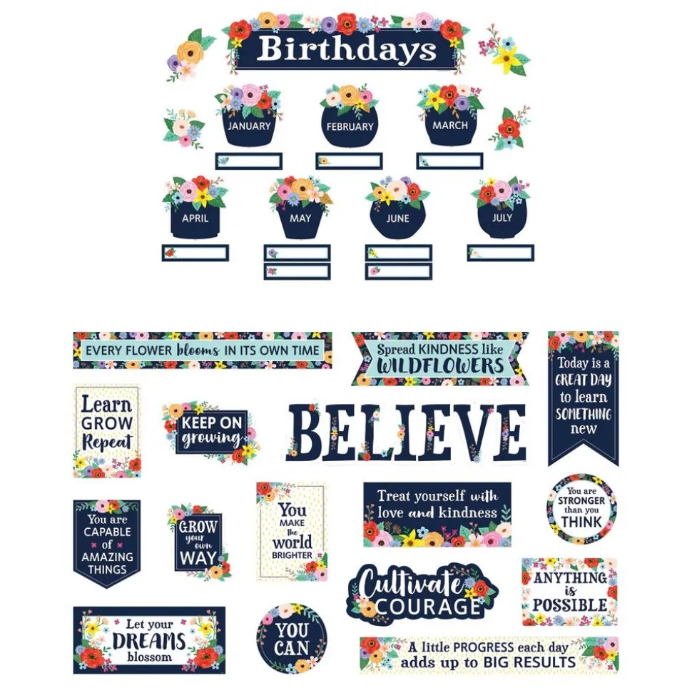 Wildflowers Classroom Décor Set