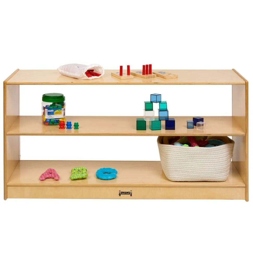Wood Clear Back Storage