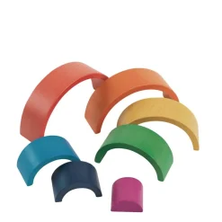Wooden Rainbow Arches - 7 pieces