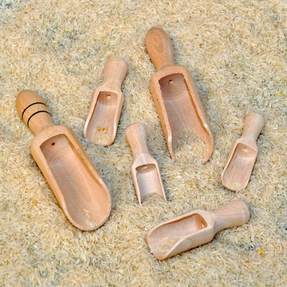 Wooden Scoops - Pack of 6