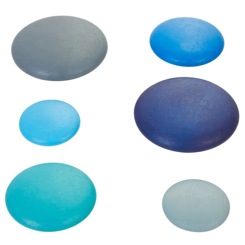 Wooden Stacking Pastel Pebbles