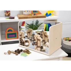 Wooden 5-Way Mirror