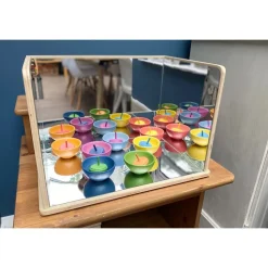 Wooden 5-Way Mirror