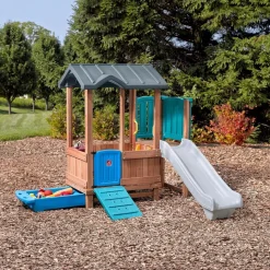 Woodland Adventure Playhouse & Slide