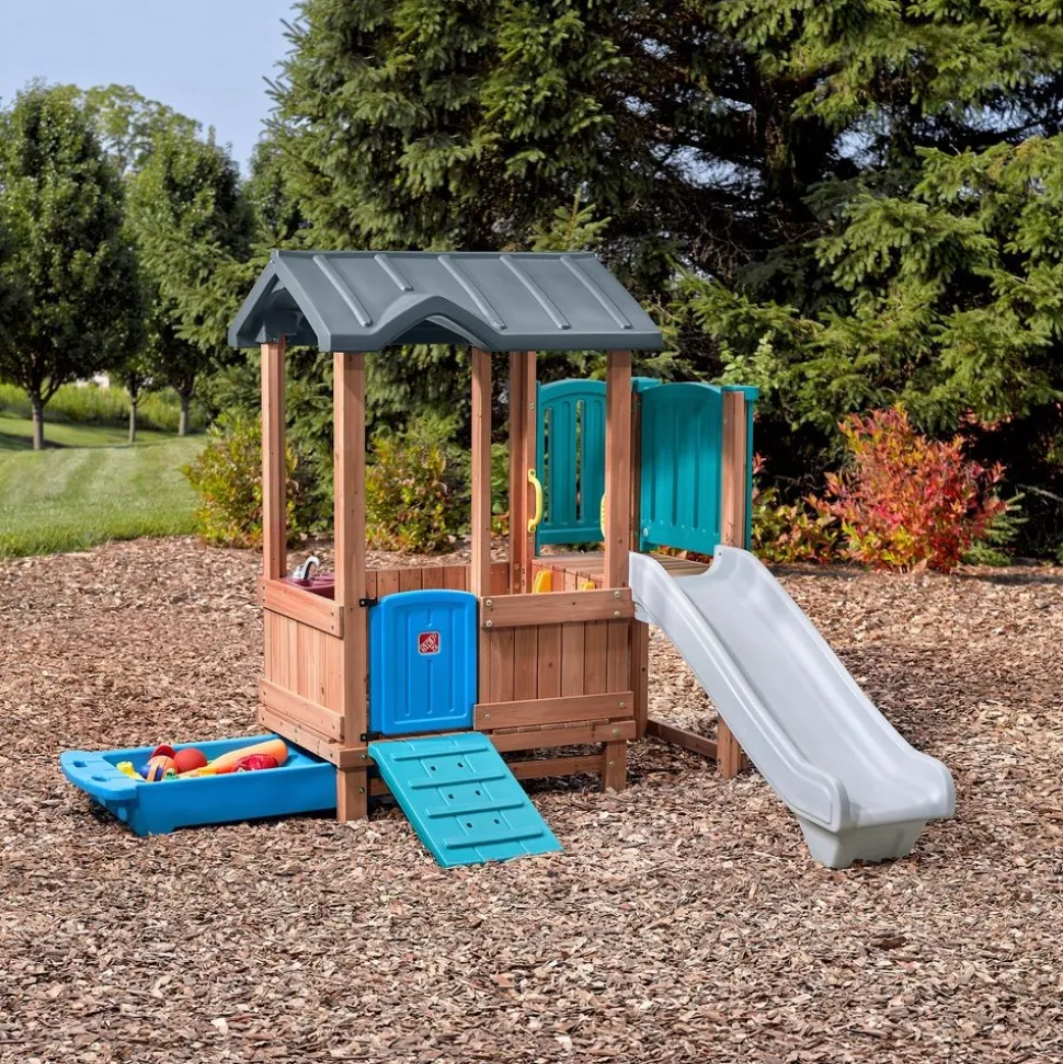 Woodland Adventure Playhouse & Slide