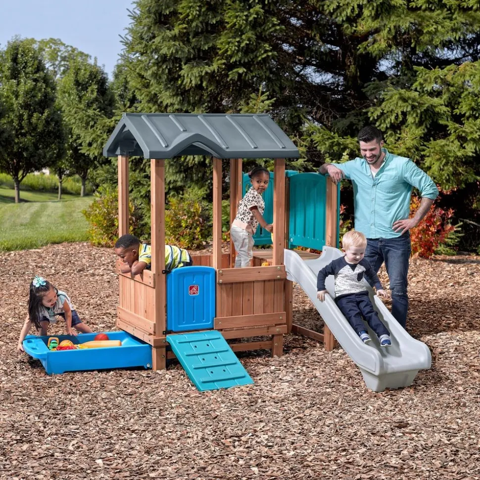 Woodland Adventure Playhouse & Slide