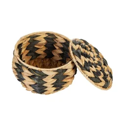 Woven Zebra Pots - Set of 3