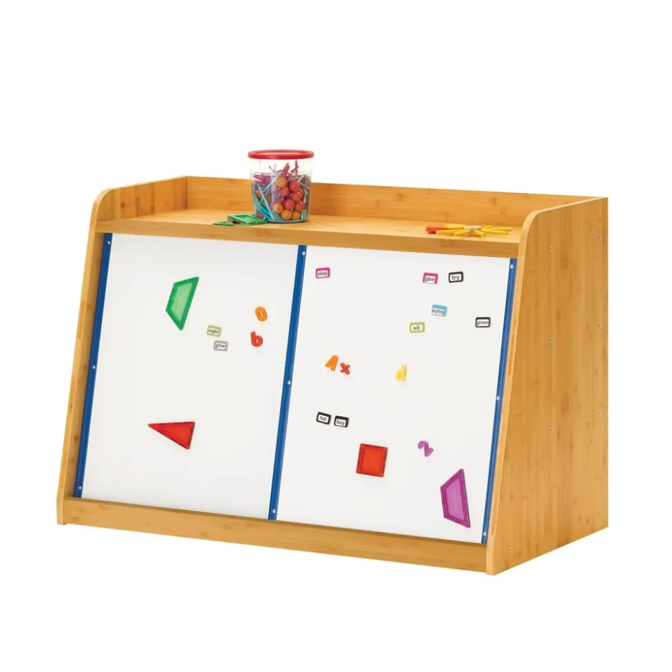 Write and Store Shelf with 2 Whiteboards