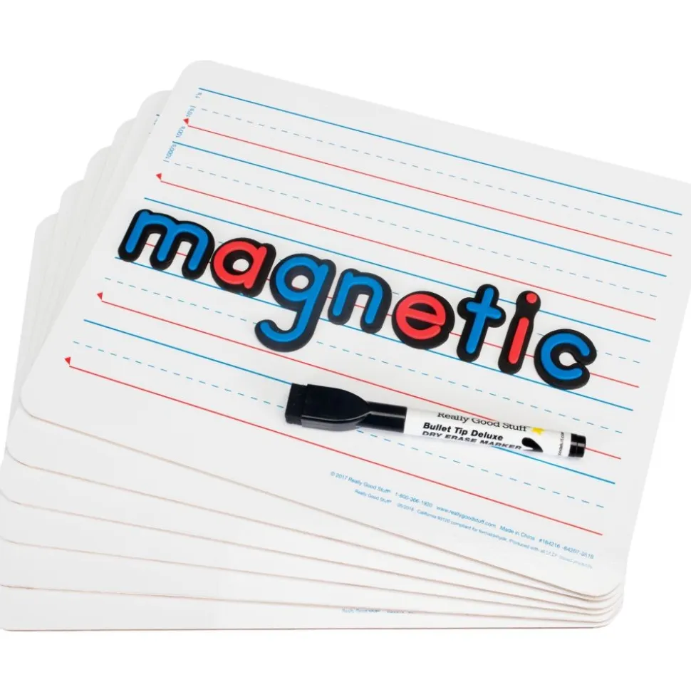 12" X 9" Magnetic Two-Sided Dry Erase Board Set - 36-Pack