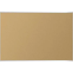 3' X 4' Value-Tak Cork Board Aluminum Trim