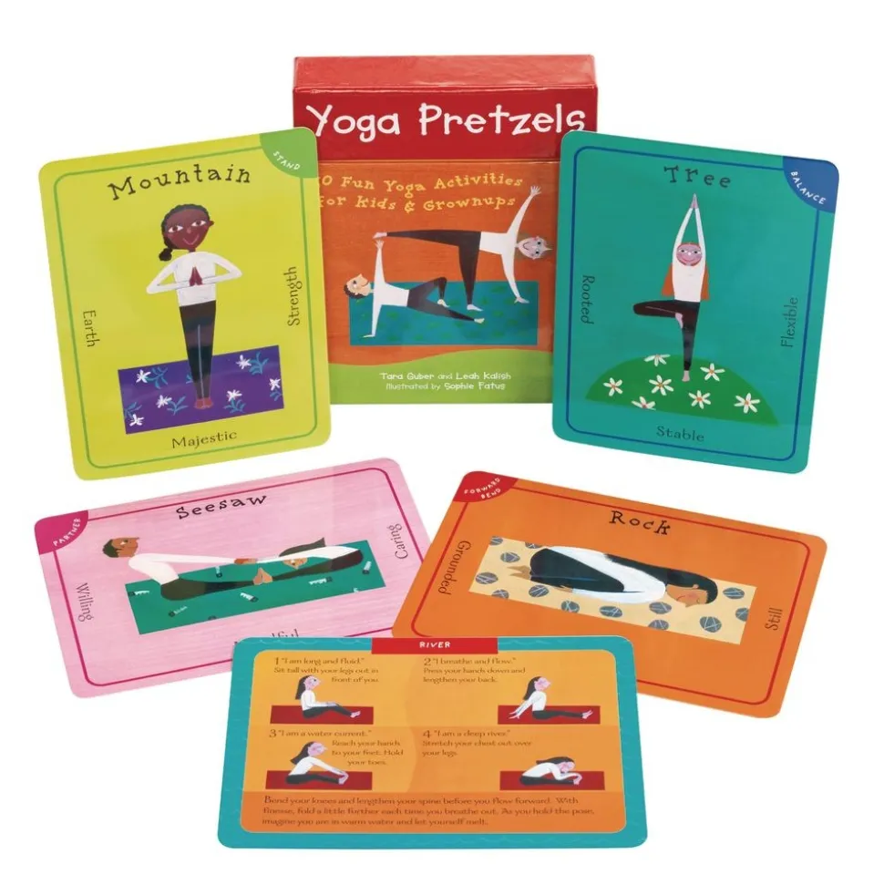 Yoga Pretzels: 50 Fun Yoga Activities for Kids and Grownups