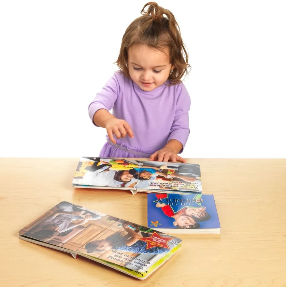 You Are Awesome Board Books - Caring, Friendly, Happy, Kind, Patient, Polite - Set of 6