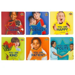 You Are Awesome Board Books - Caring, Friendly, Happy, Kind, Patient, Polite - Set of 6