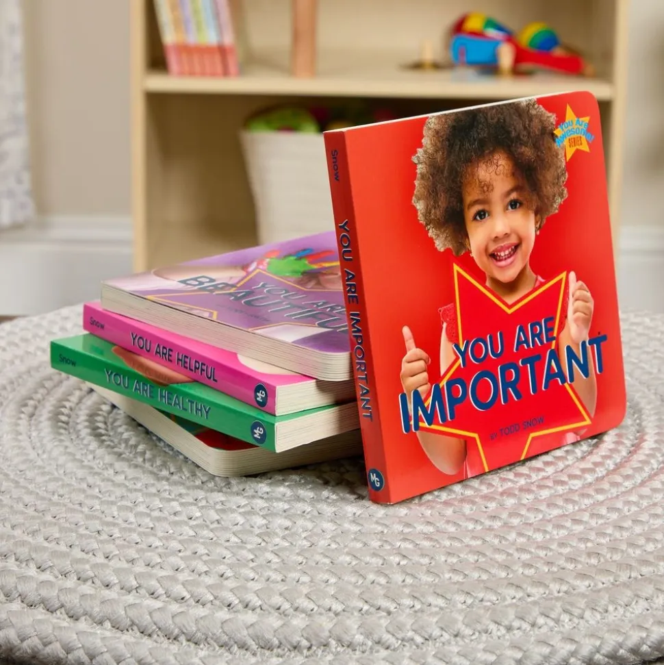 You Are Awesome Board Books - Healthy, Beautiful, Important, Creative, Brave, Helpful - Set