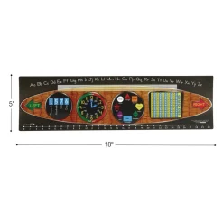 Zaner-Bloser Dashboard 120 Grid Self-Adhesive Vinyl Desktop Helpers™ - Set Of 24