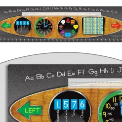 Zaner-Bloser Dashboard 120 Grid Self-Adhesive Vinyl Desktop Helpers™ - Set Of 24