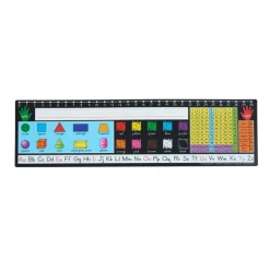 Zaner-Bloser 120 Grid with Number Line Self-Adhesive Deluxe Plastic Desktop Helpers™ - Set Of 24