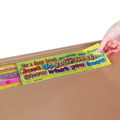 Zaner-Bloser Kindergarten Two-Sided Cardstock Desktop Helpers™ with Self-Adhesive Sleeves and Testing Inserts - Set Of 12