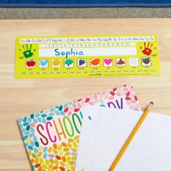 Zaner-Bloser Print Self-Adhesive Deluxe Plastic Desktop Helpers™ - Set Of 24