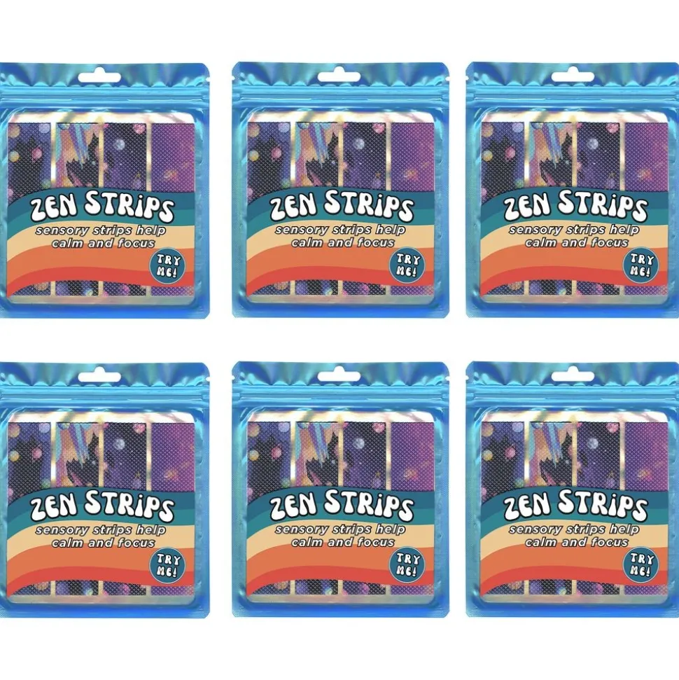 Zen Sensory Strips Bumpy Space-Set of 6