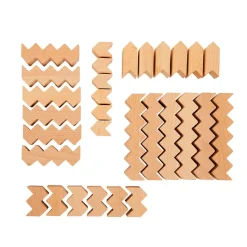 Zig Zag Blocks - Set of 30