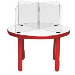 4-Zone Sneeze Guard - 36” x 36”